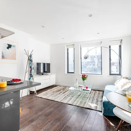 Chic 1 Bed Kings Cross Farringdon 4 Guests 公寓 *