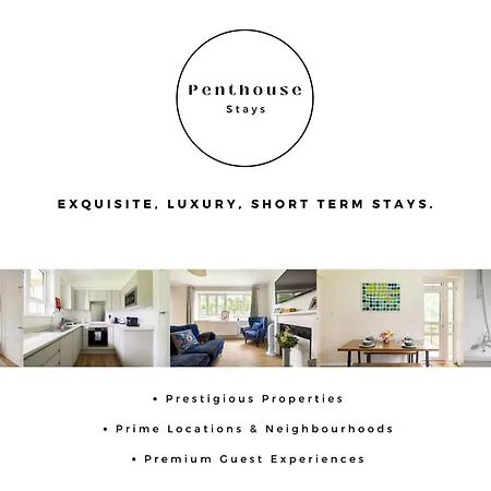 Penthousestays Wimbledon - Chic 2 Bedroom King Bed With Balcony - 2 Mins From Wimbledon Tennis Club And Museum - Aeltc Apartment London