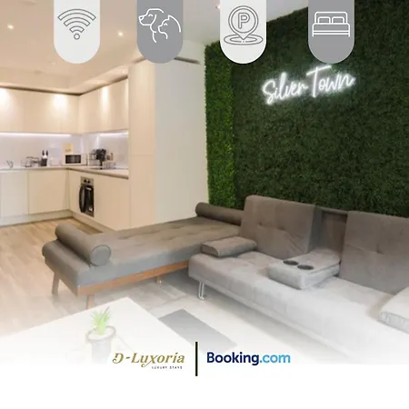 Stylish 2br By Dluxoria Short Lets & Serviced Greater With Pet Friendly, Free Wifi & Free Parking * London
