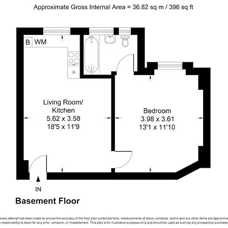 One Bed Flat In Chiswick * London