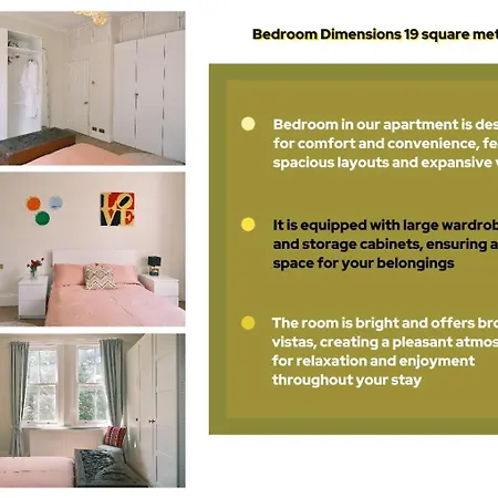 Kensington 1b1b With Sofa Double Bed Max 4 Guests Apartment *