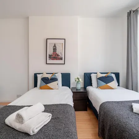 5 Star Kings Cross 2-bed Apt For 5 Guests