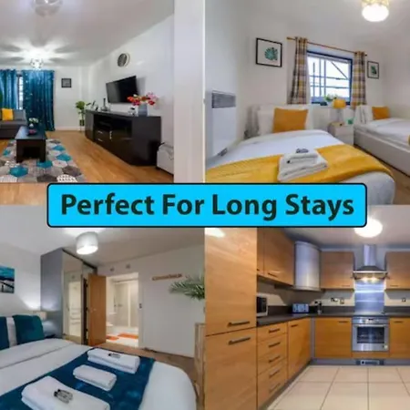 Modern 3 Beds 2 Bath Flat - Parking & Sleeps 6 London