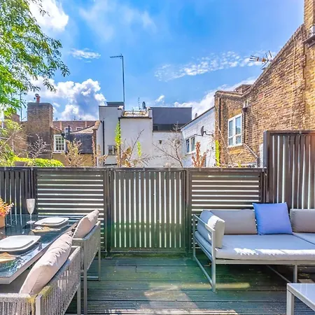 Designer Victorian Flat With Large Terrace * Londra