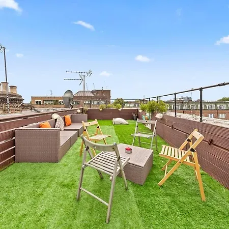Apartment Spacious Sleep 11 With Terrace In Earls Court Ec99 *
