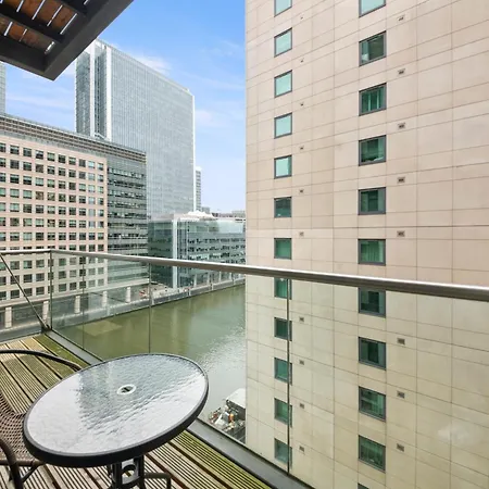 Apartment Londwell, Canary Wharf River Thames Balcony Penthouse *
