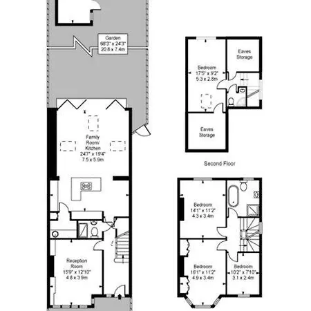Modern 5 Bed 3 Bath House *