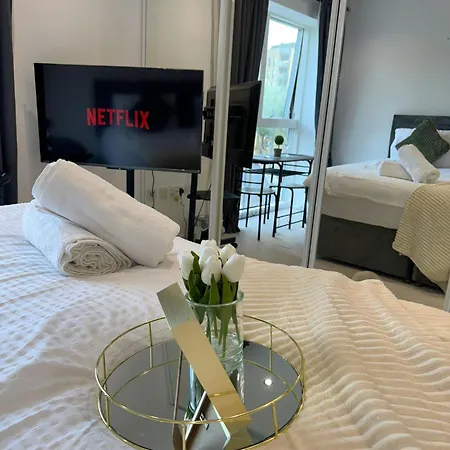 Chata Kayz Lodge- Luxury Ensuite-private & Shared In A New House At The Olympic Village Overlooking Stratford Westfield And Tube Station Londýn
