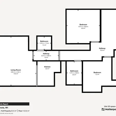 Two Bed By Livestay Short Lets & Serviced Near Oxford Circus 公寓
