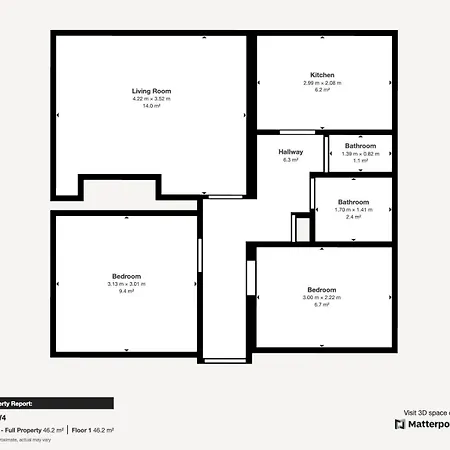 Apartment Two Bedroom By Livestay Short Lets & Serviced London, Clapham