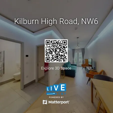 Stylish Modern By Livestay Short Lets & Serviced Nw6 Apartment