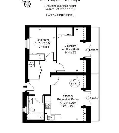 2br Penthouse With Balcony * London