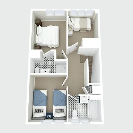 Apartment Battersea Set - 3 Bedroom With Garden