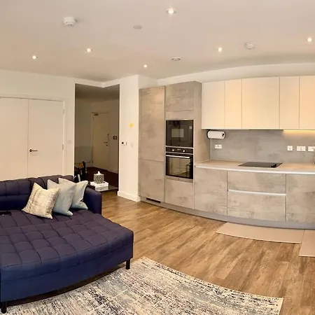 A Stylish Two Bedroom Modern With Parking 公寓 巴尔金