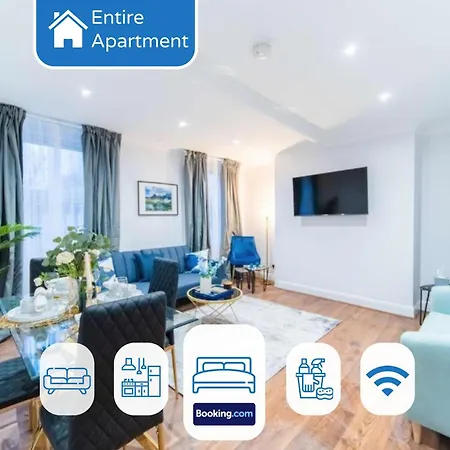 Modern Two Bed Kensington With Free Wifi