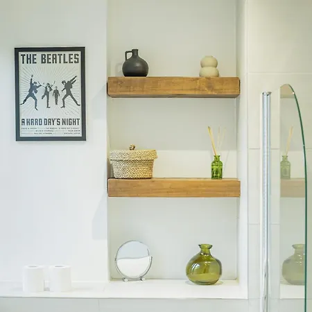 Apartment New Stylish 2 Bed 2 Bathrooms Flat Next To Canal *