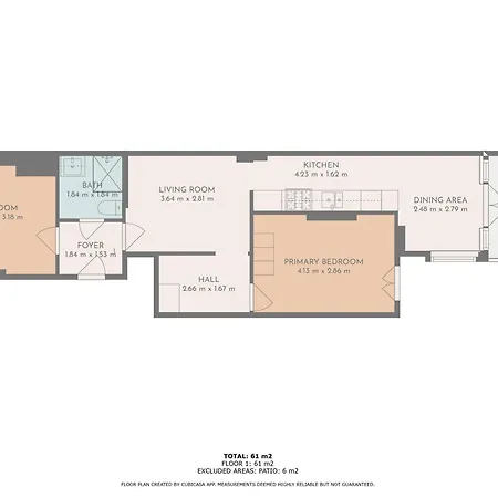 Apartment Clapham Calm 2 Bedroom Flat With Garden *
