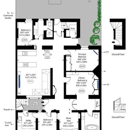 Stunning 4 Bed Flat Near Notting Hill And Hyde Park Apartment *