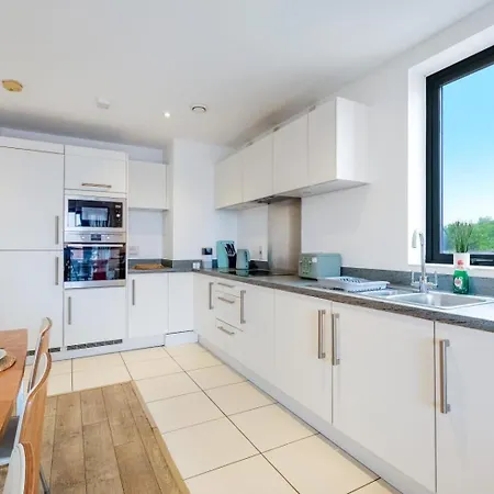 Apartment Modern 3-bedroom, 1-bathroom In East London