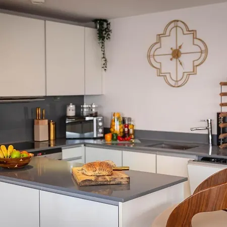 Penthouse - Canary Wharf - 24 Hr Concierge, Gym, Hot Tub, Sauna, Balcony, Terrace Apartment *