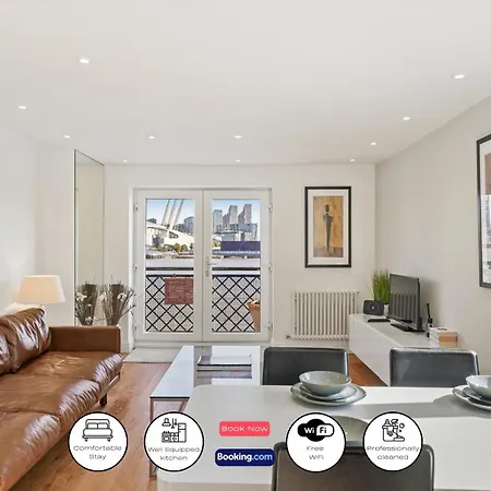 Monthly Stays! 2 Bedroom Short Term & Flexible Renting Canary Wharf With Free Parking * London