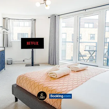 Apartment Stylish 2 Bedroom By Ls2g Short Lets & Serviced Greater With Free Parking *
