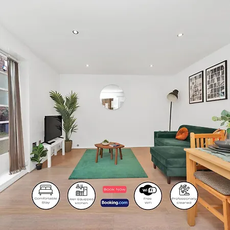 One Bedroom Short Term & Flexible Renting Hoxton With Free Wifi *