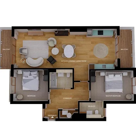 2 Bed 2 Bath Modern Near Big Ben In Zone1 Apartment London