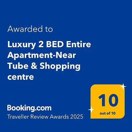 Luxury 2 Bed Entire Apartment-near Tube & Shopping Centre Appartement