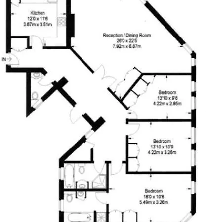 Spacious Penthouse Near Baker St London