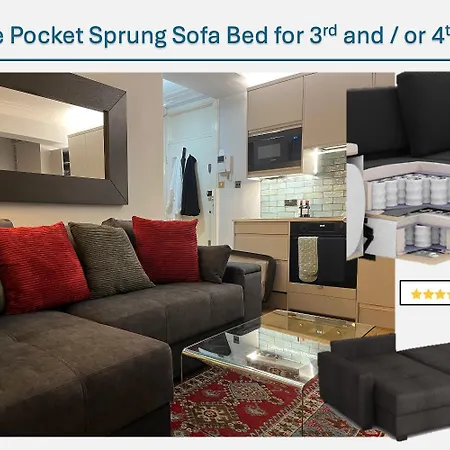 Modern Quiet 1 Bed Flat -mayfair Apartment London