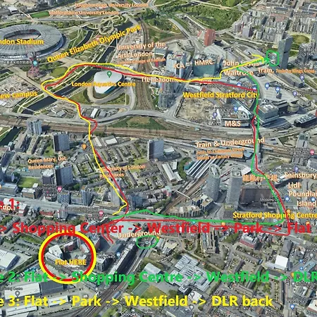 Deluxe Entire With 2x Bedrooms, 2x Bathrooms And A Big Living In The Olympic Park And Westfield At Stratford *