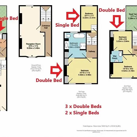 5 Bedroom House - 2 To 8 People Holiday home London