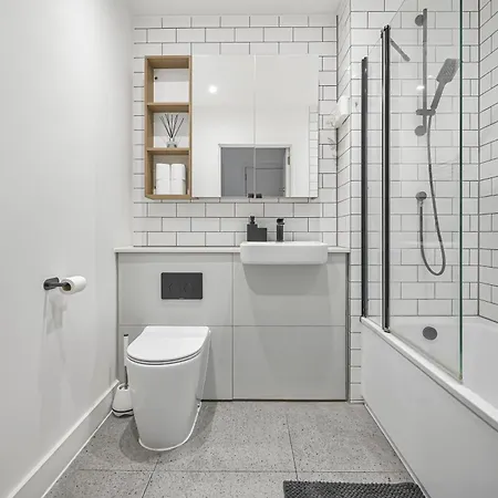 Canary Wharf E14 Modern 1 Bed High Spec * 伦敦