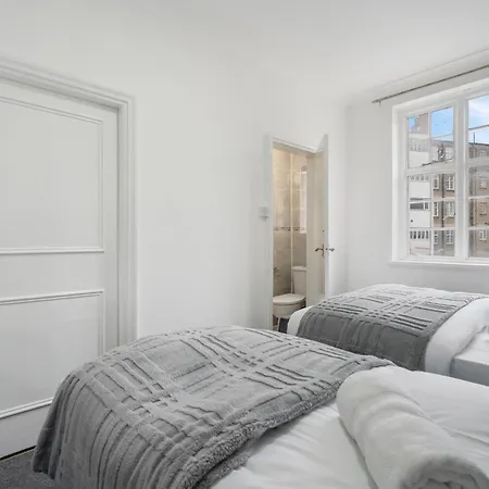 Elegant 2-bedroom In Prime Marble Arch 23gm * 伦敦