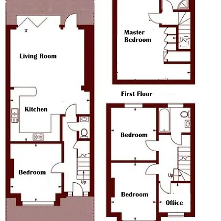 Beautiful 4 Bedroom House With Separate Office & Garden London