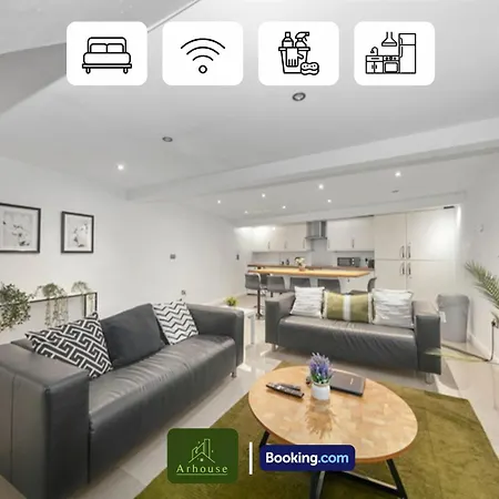 Two Bedroom By Arhouse Short Lets & Serviced Clapham With Free Wifi 公寓 *