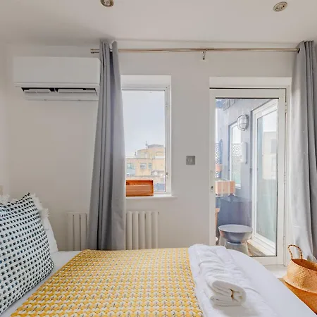 公寓 Contemporary 2bd Flat With Balcony Shoreditch *
