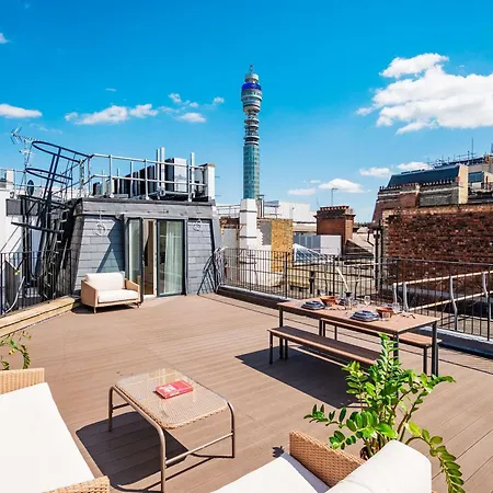 Fitzrovias 3 Bedroom 4 Bathroom Penthouse With Terrace Aircooling And Lift