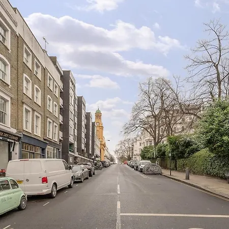 Brand New Refurbishment Townhouse In Notting Hill Near Portobello Road With Ac Air Conditioning & Roof Terrace