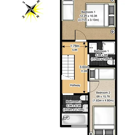 Second Nest Hampton Street Apartment *