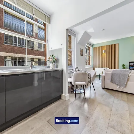 Farringdon Modern By Smart Short Lets & Serviced With Smart Tv & Free Wifi * 런던