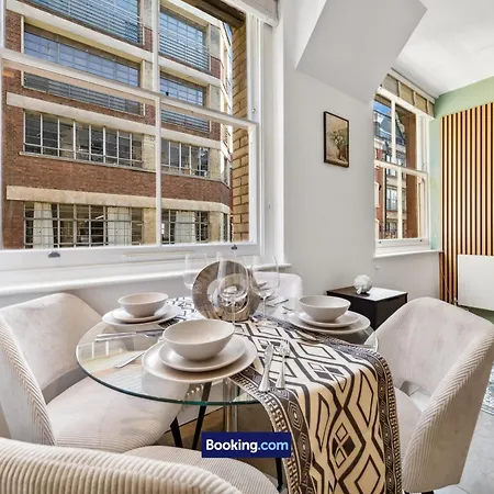 아파트 Farringdon Modern By Smart Short Lets & Serviced With Smart Tv & Free Wifi 런던
