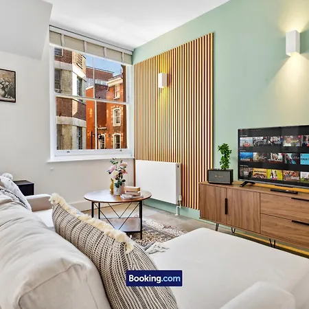 아파트 Farringdon Modern By Smart Short Lets & Serviced With Smart Tv & Free Wifi 런던