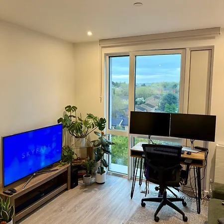 Modern In With A View Daire Croydon