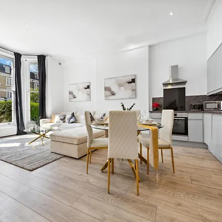 Minimalist Luxe 2br Designer Retreat In Prime Kensington For 6 Next To Station Harrods London