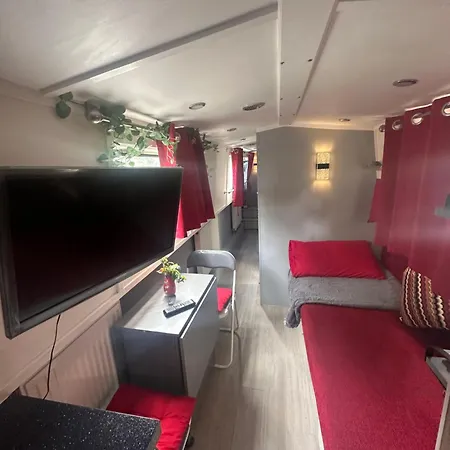 Canal Boat In Botel *