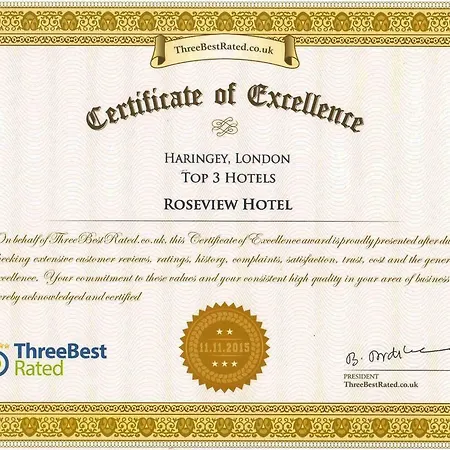 Roseview Alexandra Palace Hotel Londra