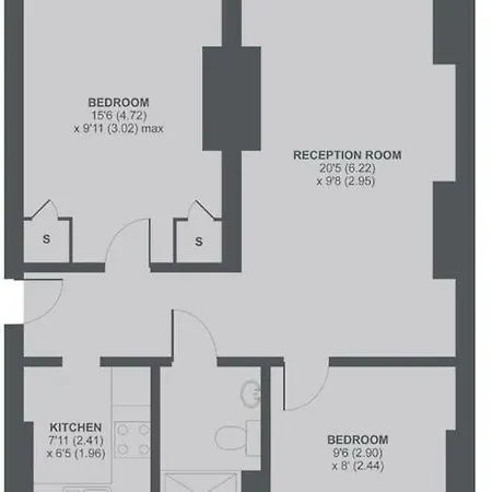 Apartment 2 Bedroom Just Off Kings Road