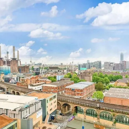 Apartmán 3 Bedroom Penthouse With Private Terrace, Battersea, Nine Elms